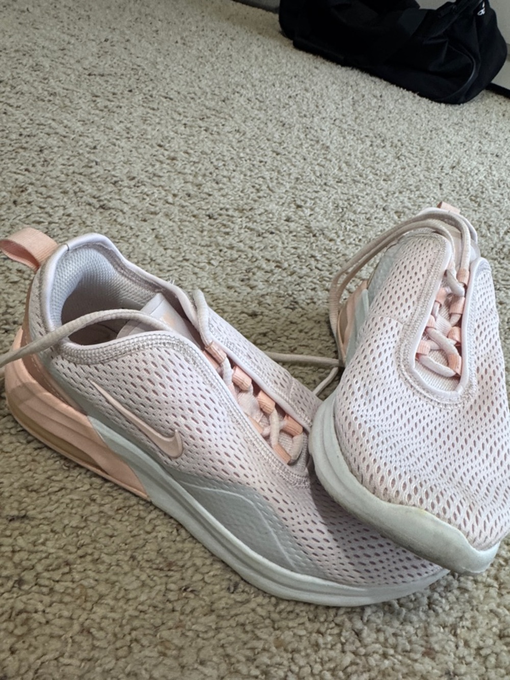 Nike Light Pink Mesh Running Sneakers